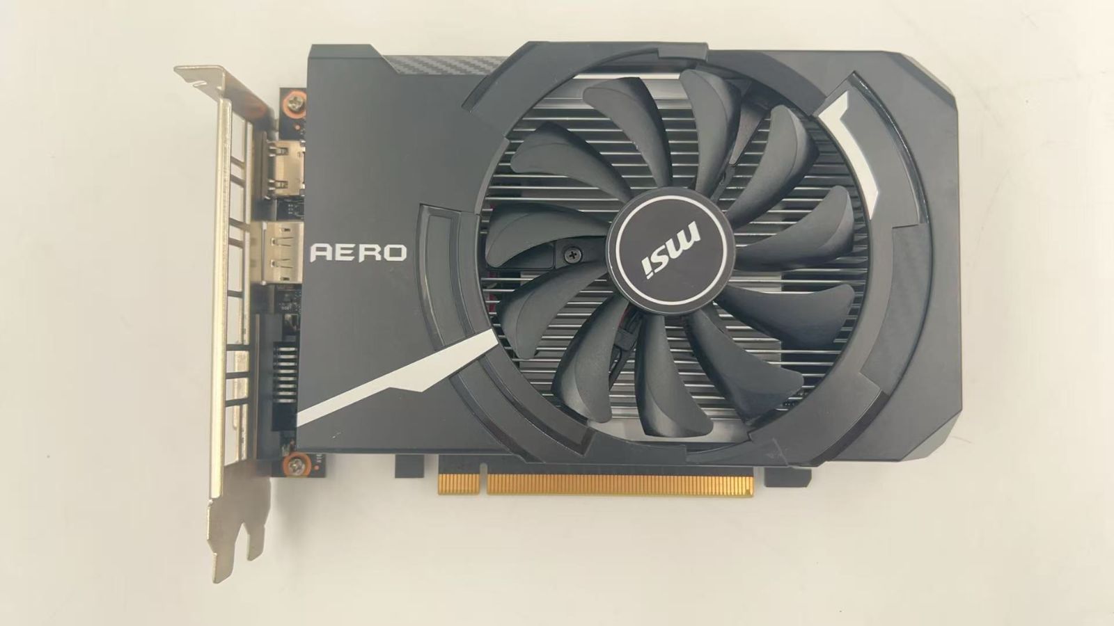 MSI GTX1650 AERO ITX 4GB D5 中古グラフィックカード 補助電源不要 【動作確認済美品】