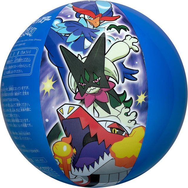 新品 ポケモンビーチボール40cm AHE-40C (ふくらましサイズ直径約27cm