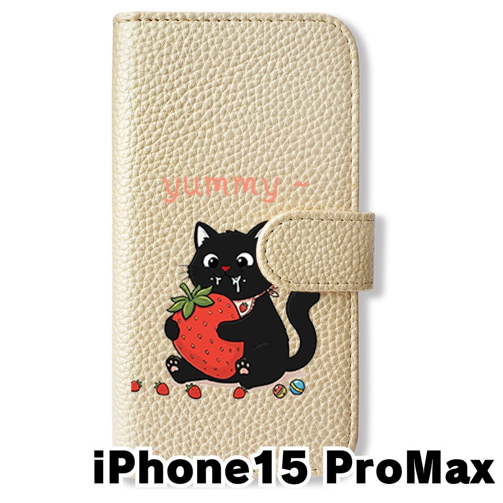 新品未使用】 iPhone15 Pro Max 手帳型スマホ ケース カバー (色
