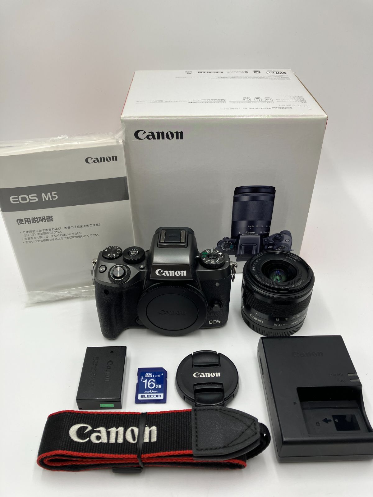 【動作確認済】Canon EOS M5 EF-M15-45mm IS STM レンズキット