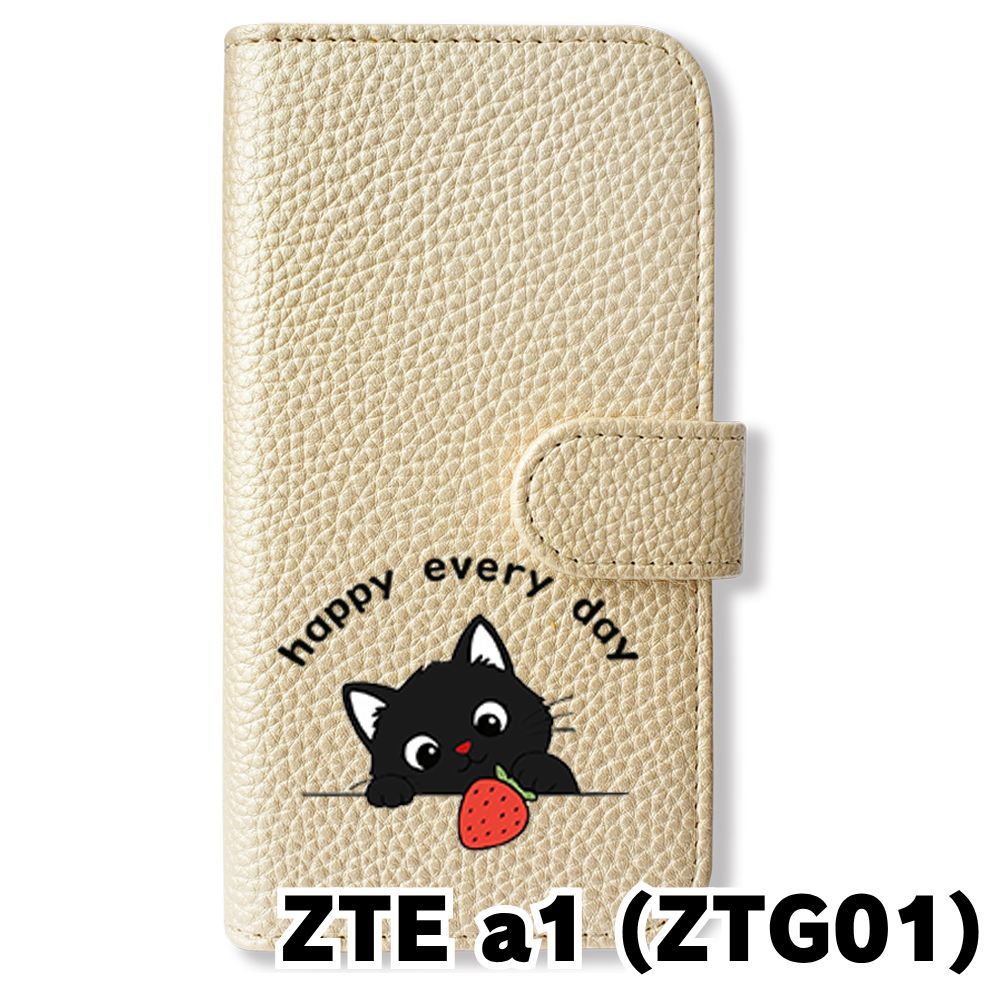 新品未使用】 ZTE a1 ZTG01 手帳型スマホ ケース カバー (色