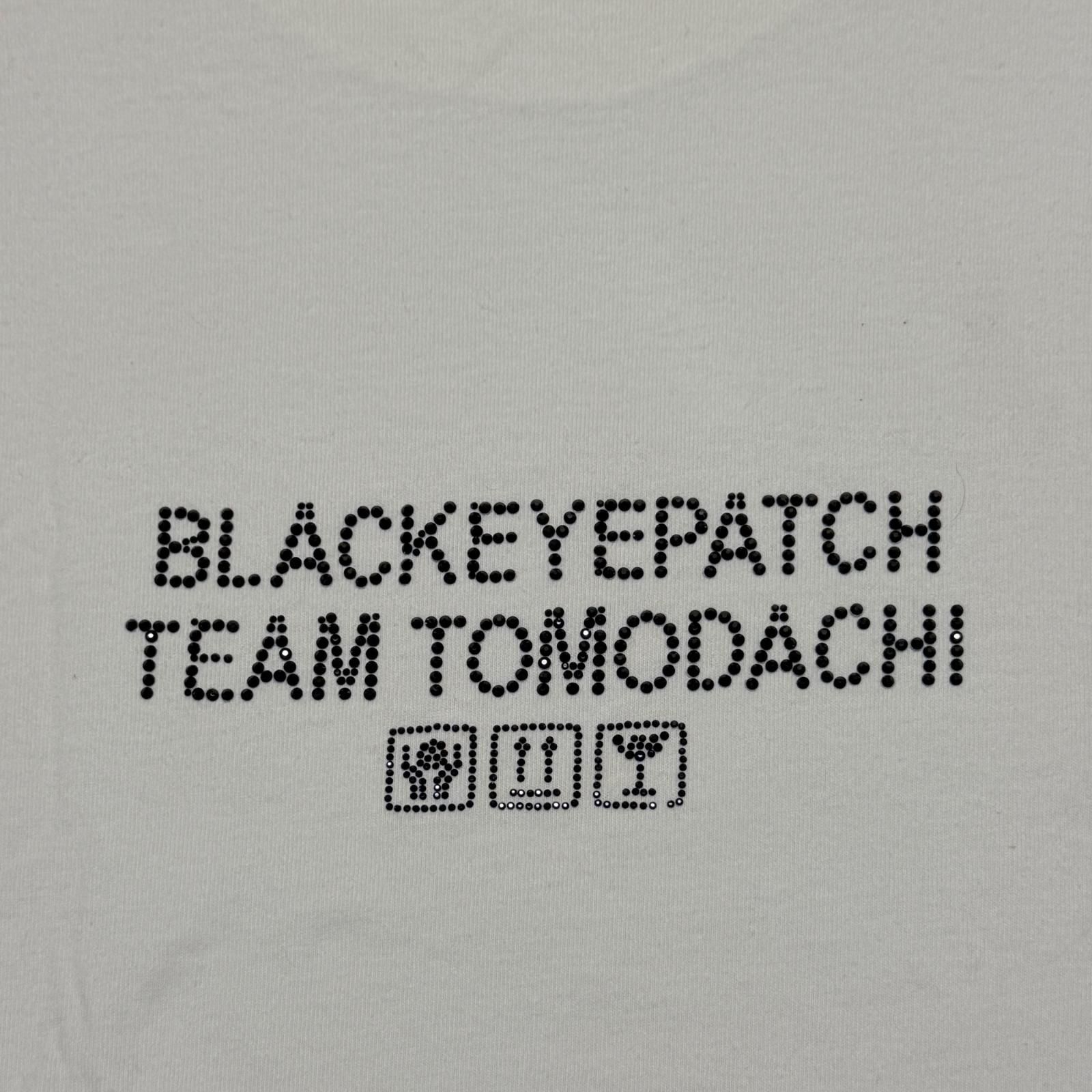 参考上代14300円 BlackEyePatch 24SS TEAM TOMODACHI HWC RHINESTONE 