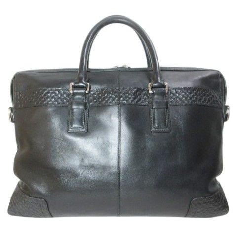 ☆美品☆【コーチ】ビジネスバッグ F70454 シグネチャー型押し 2way 黒 COACH - 【美品☆人気モデル】コーチ ビジネスバッグ 2way
