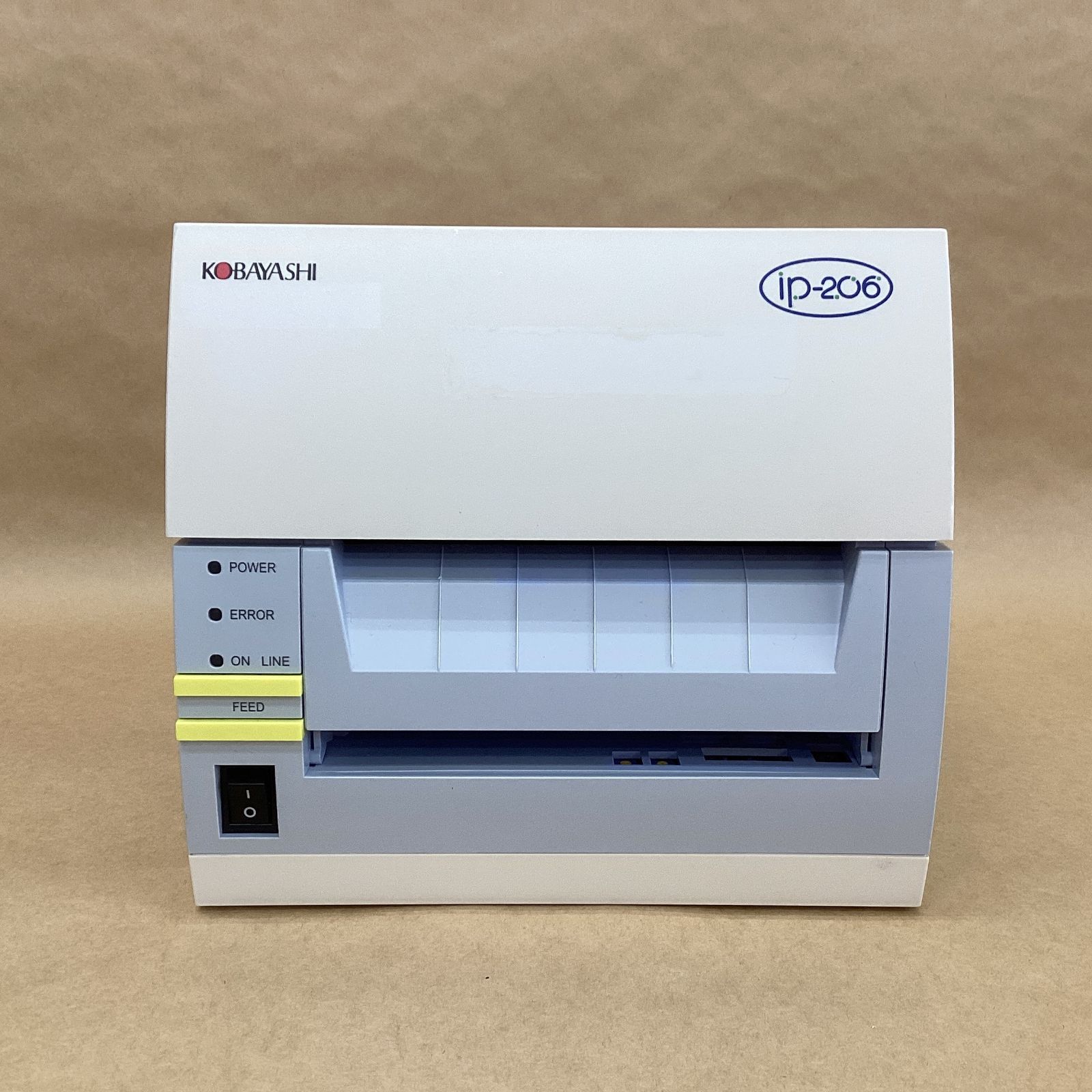 KOBAYASHI バーコードプリンター IP-206 クリックポスト対応 ロール紙専用 カッター機能無し USB-Bケーブル 黄ばみ小有り