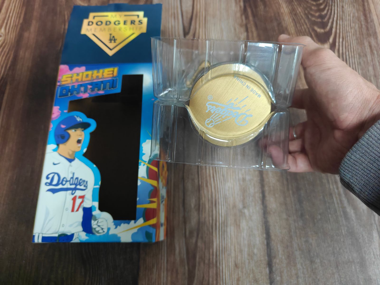 新品 未開封】大谷翔平 ボブルヘッド ゴールド 年間シート会員限定