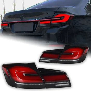 BMW 5シリーズ F10/F18 (BMW 5 Series) 2011-2017専用 LEDリアランプ レッド/スモーク 選べる2色 高輝度 ドレスアップ効果抜群 視認性向上 夜間安全 カプラーオン 簡単交換 車種専用 スタイリッシュ おすすめ 送料無料