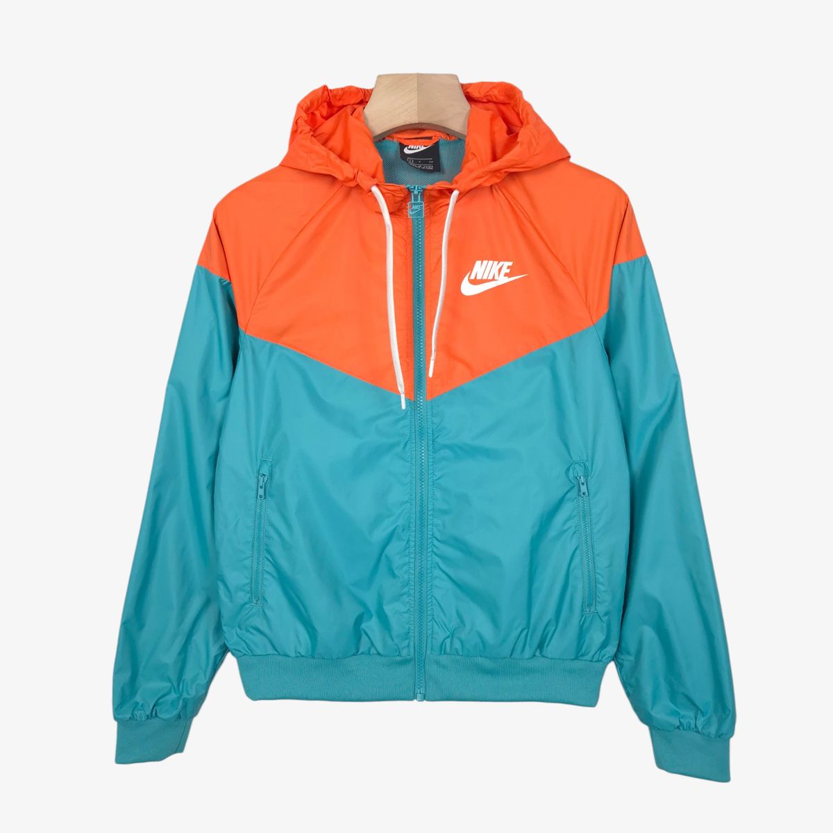 85 NIKE ミント バイカラー ウィンドブレーカー ジャケット