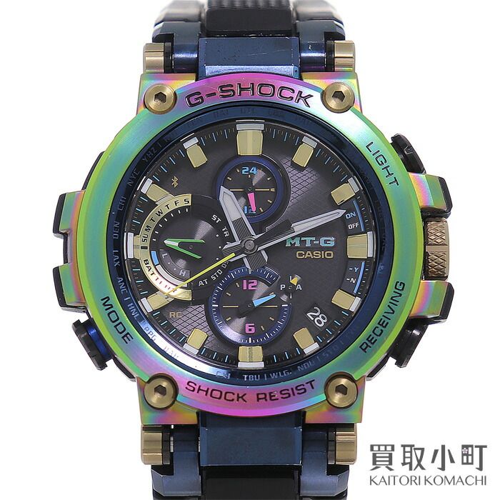 カシオ G-SHOCK MT-G Gショック レインボーIP スマートフォンリンク Bluetooth搭載 電波ソーラー時計 メンズウォッチ 腕時計 MTG-B1000RB-2AJR 20th ANNIVERSARY LIMITED EDITION WATCH
