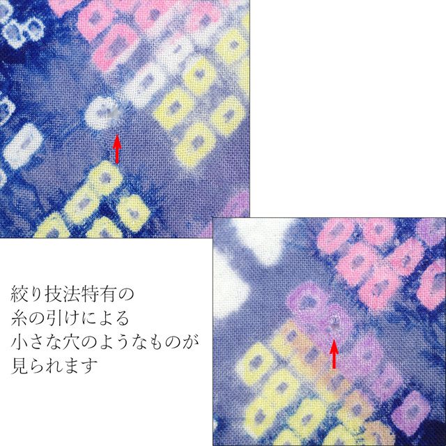 新古品】 夏物 本場有松鳴海絞り 浴衣 未使用 有松 ゆかた 絞り 木綿