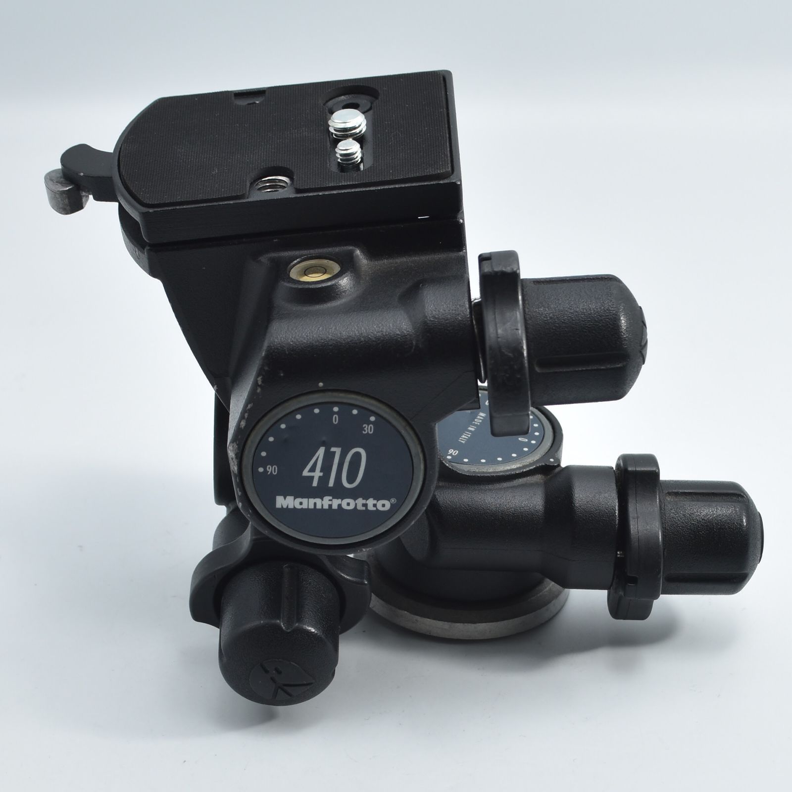 B#12209 Manfrotto ギア雲台 ギア付きジュニア雲台 アルミニウム製 410 [並行輸入品]