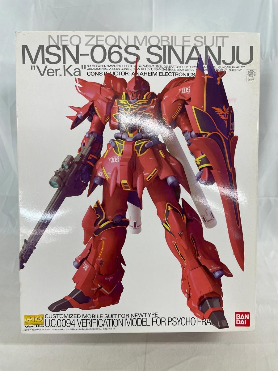 【未開封】MG 1/100 MSN-06S シナンジュver．Ka （機動戦士ガンダムUC）