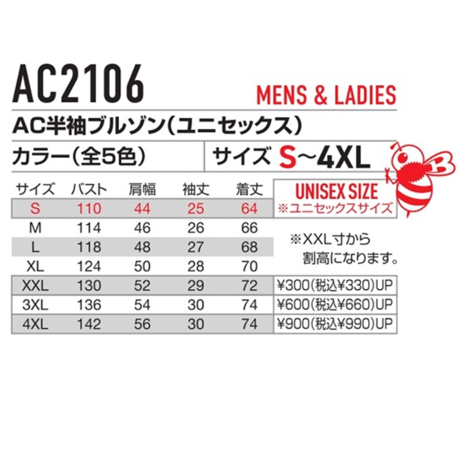 【2026SS新型モデル】バートル AC2106 AC半袖ブルゾン 53.ストームグレー 30Vバッテリー78.マットブラック＆AC10-2ファン SET