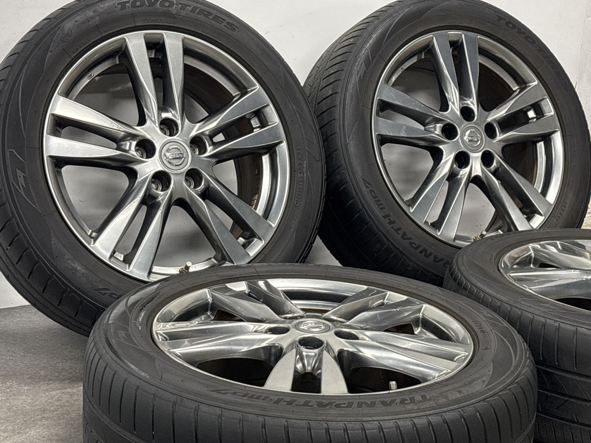 交換用に】ニッサン E52 エルグランド 純正 18in 7.5J +55 PCD114.3 