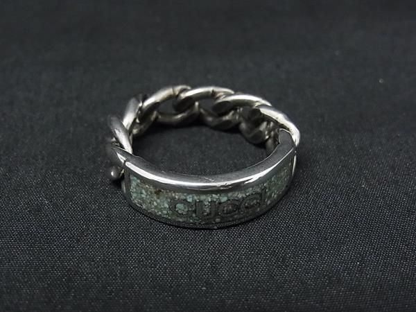 ■新品■未使用■ GUCCI グッチ 678711 SV925 チェーン リング 指輪 表記サイズ 19 アクセサリー シルバー系 BR2741