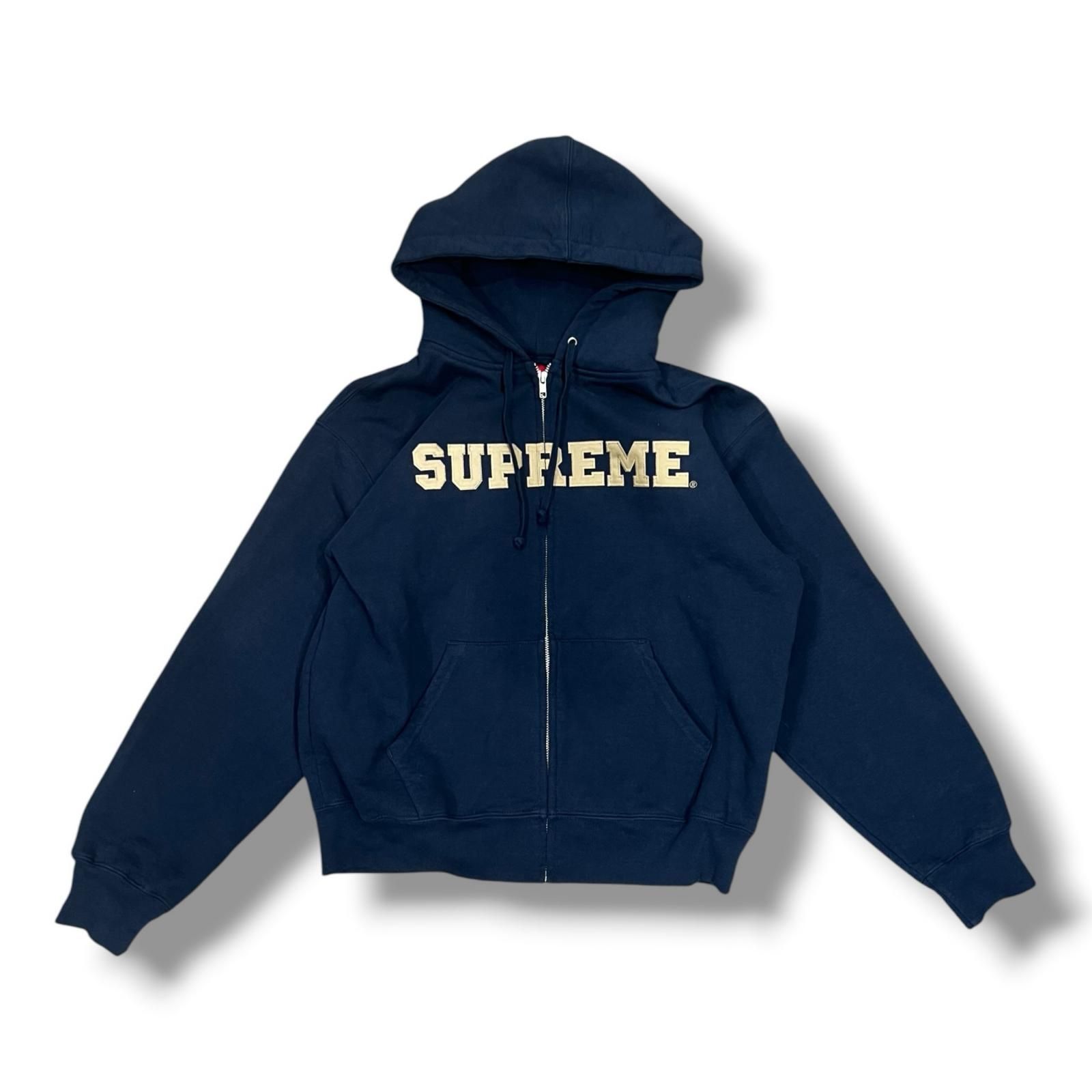 Supreme 25AW Collegiate Applique Zip Up Hooded Sweatshirt ジップ