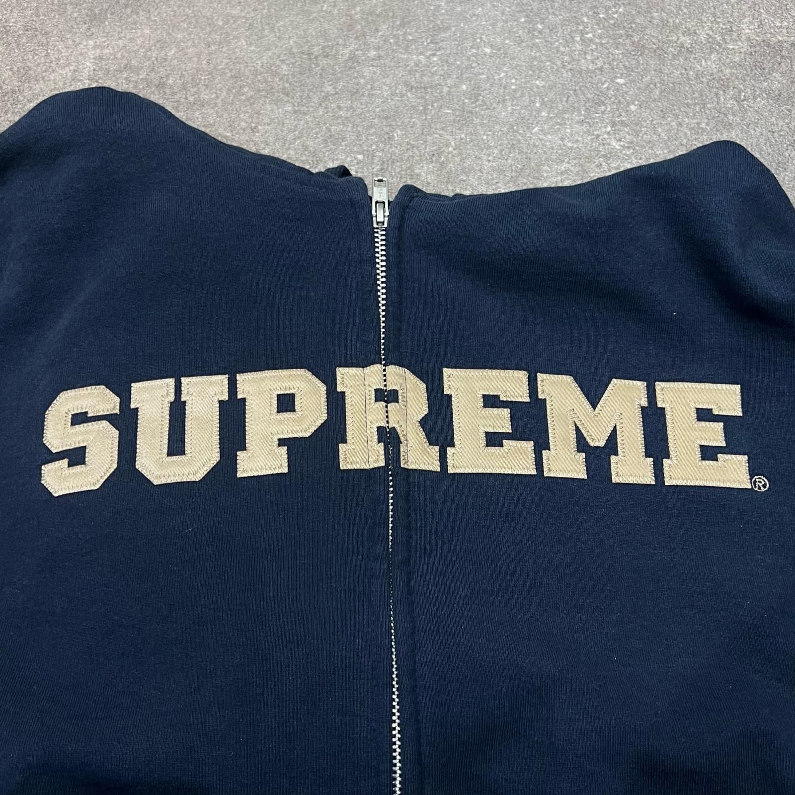 Supreme 25AW Collegiate Applique Zip Up Hooded Sweatshirt ジップ 