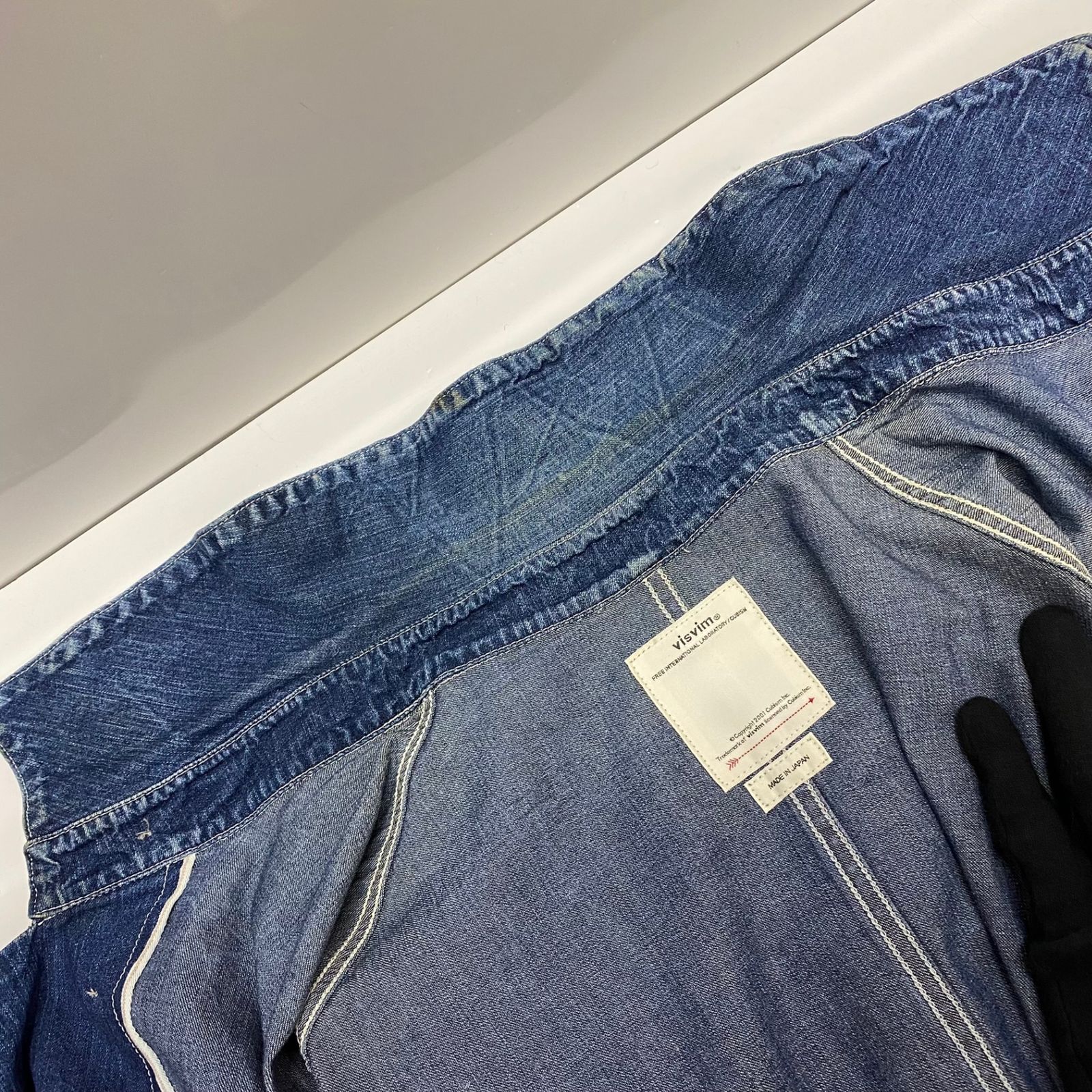ヴィスヴィム VISVIM 19SS GREASE MONKEY COAT DRY DENIM グリース