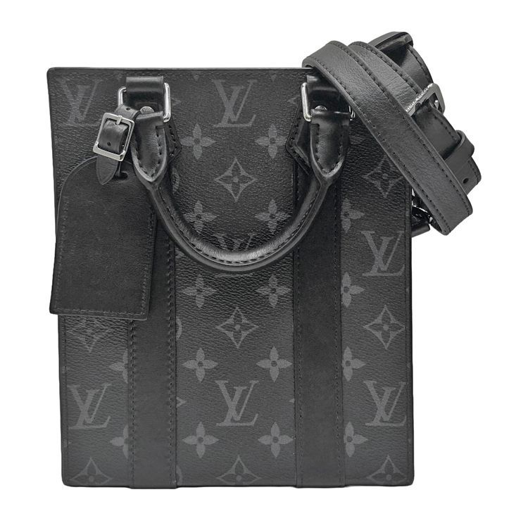LOUIS VUITTON ルイヴィトン エクリプス サックプラ MINI M46453 2way ショルダーバッグ ハンドバッグ ブラック メンズ