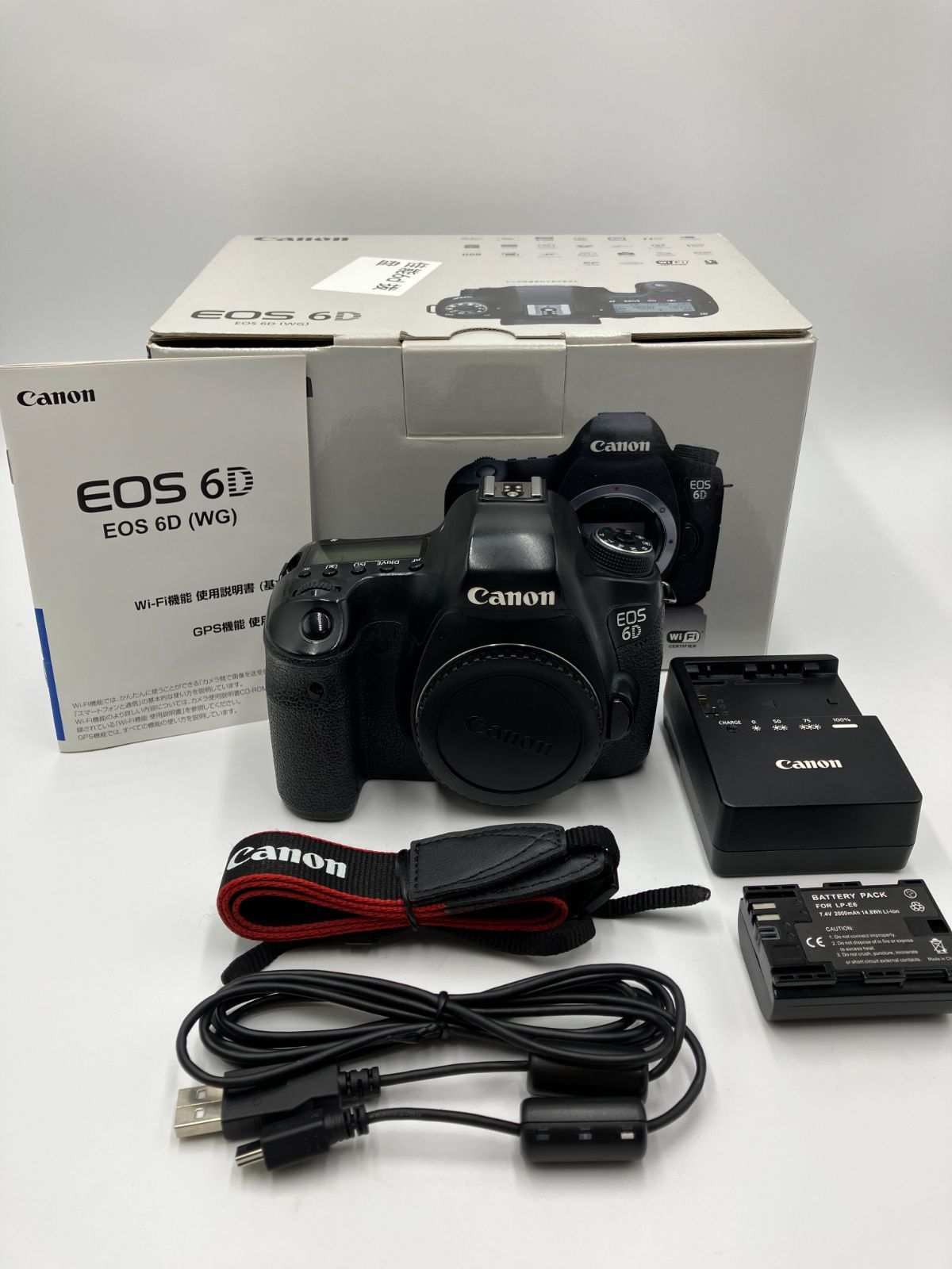 動作確認済】Canon EOS 6D（WG） ボディ フルサイズ一眼レフ - メルカリ