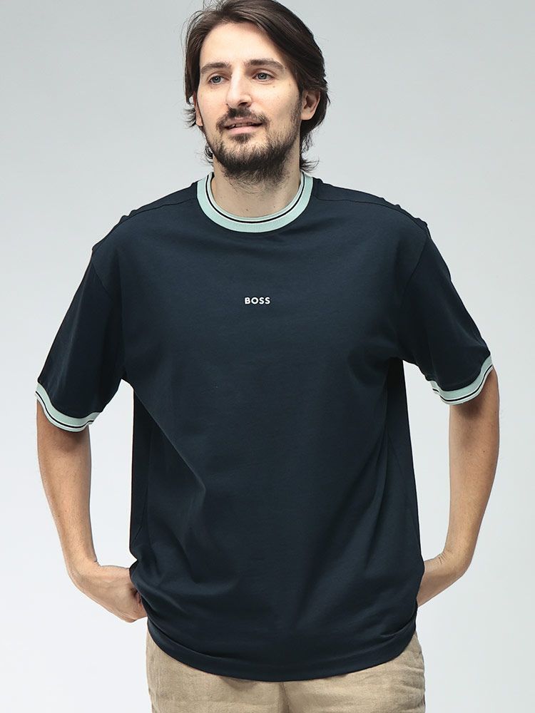HUGO BOSS (ヒューゴボス) メンズ Tシャツ 半袖