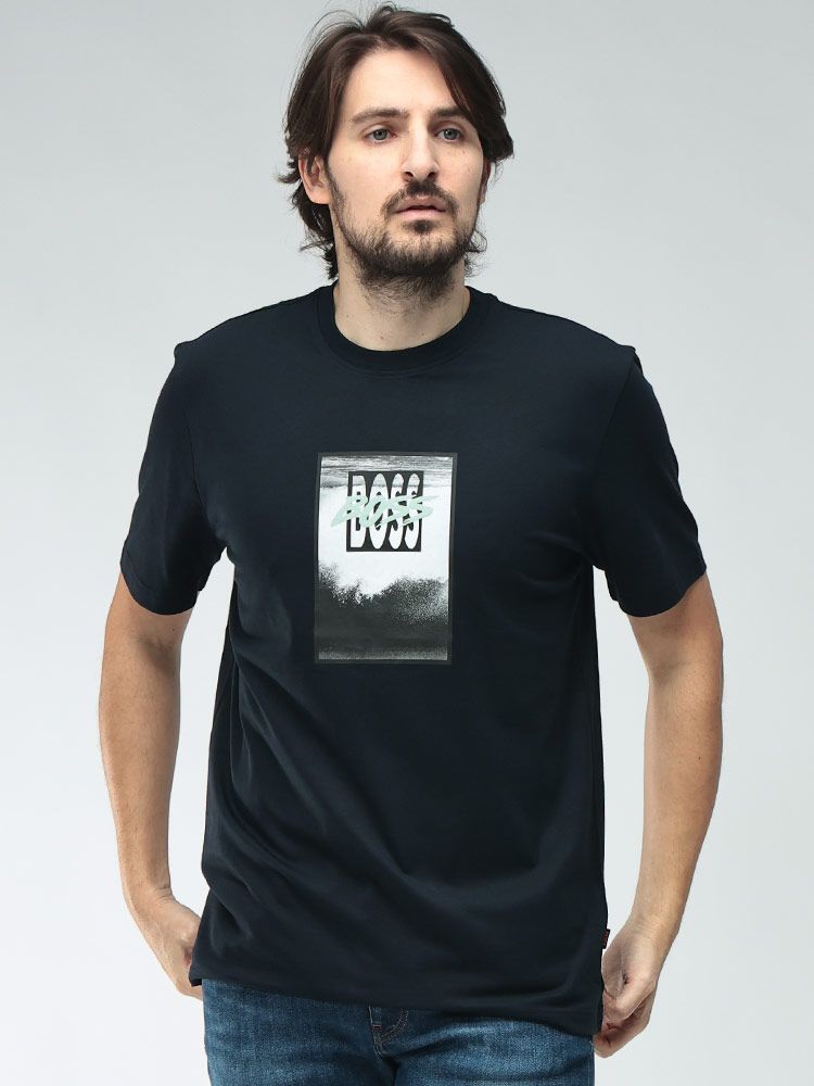 HUGO BOSS (ヒューゴボス) メンズ Tシャツ 半袖