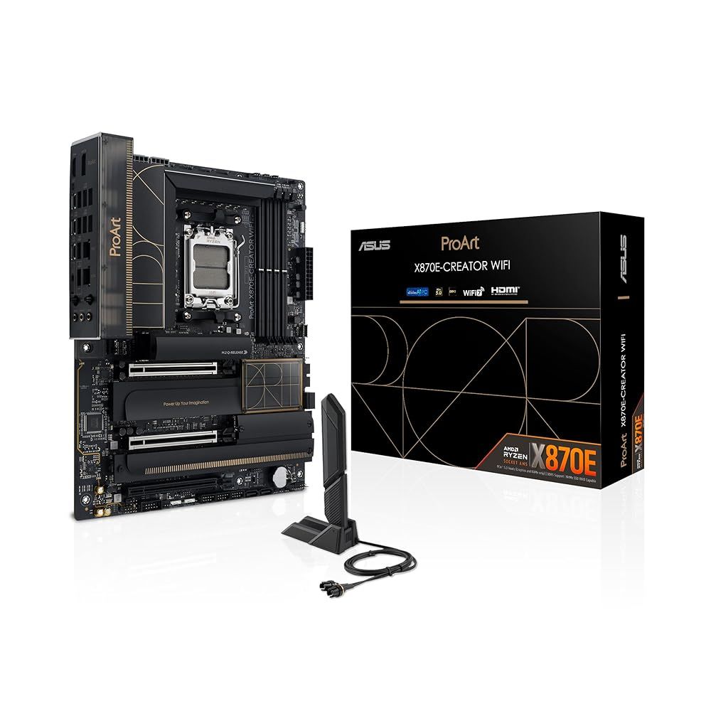 ASUS ProArt X870E-Creator WIFI AMD Ryzen 9000 シリーズ AM5 対応 X870E チップセット搭載 ATX マザーボード/国内正規代理店品 53,328円