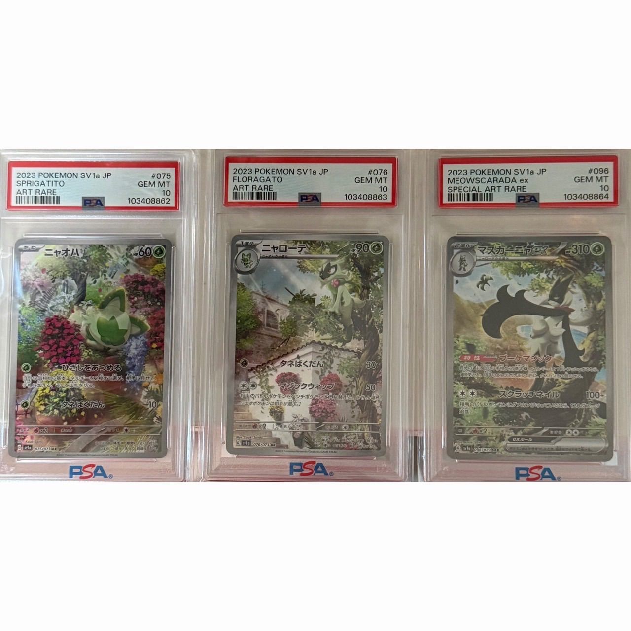 PSA10 3連番 マスカーニャ進化ライン - メルカリ