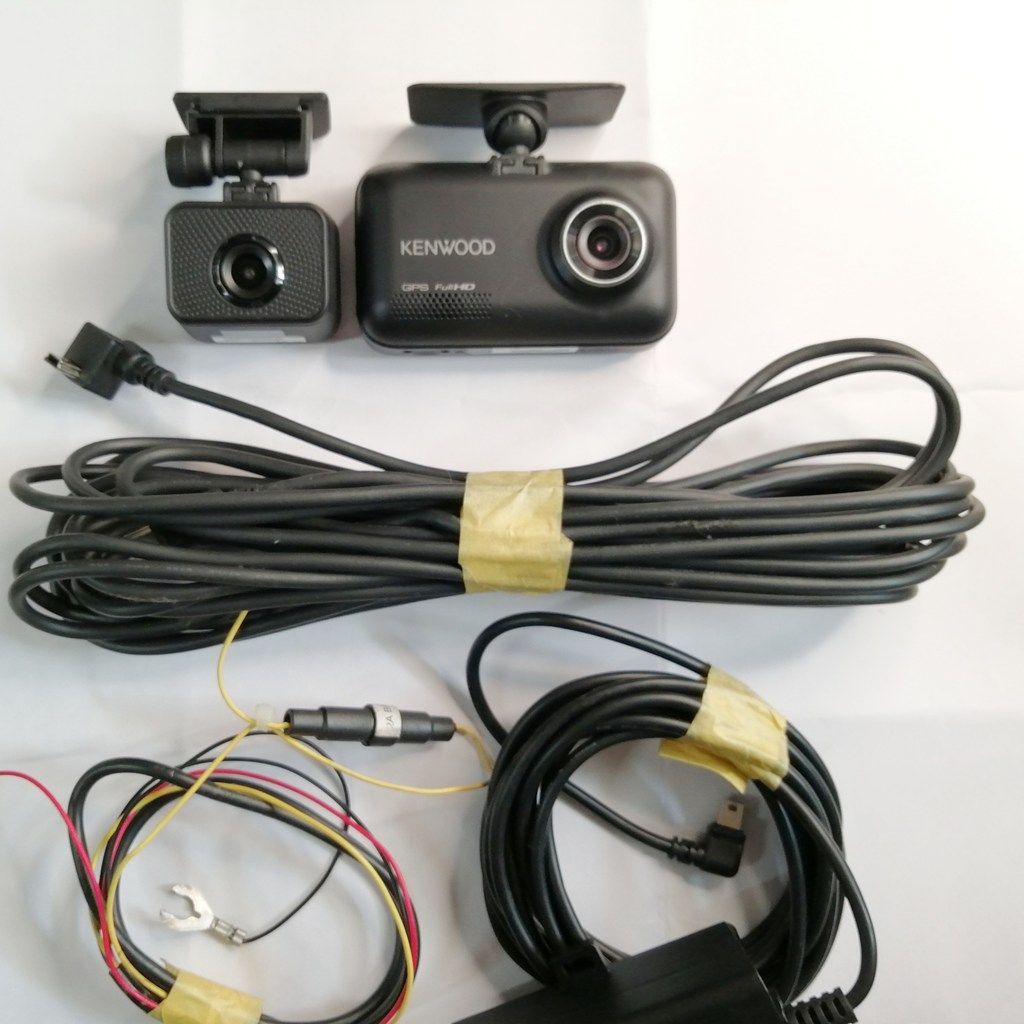 KENWOOD ドラレコ DRV-MR740 前後2カメラ + CA-DR150（駐車監視用車載