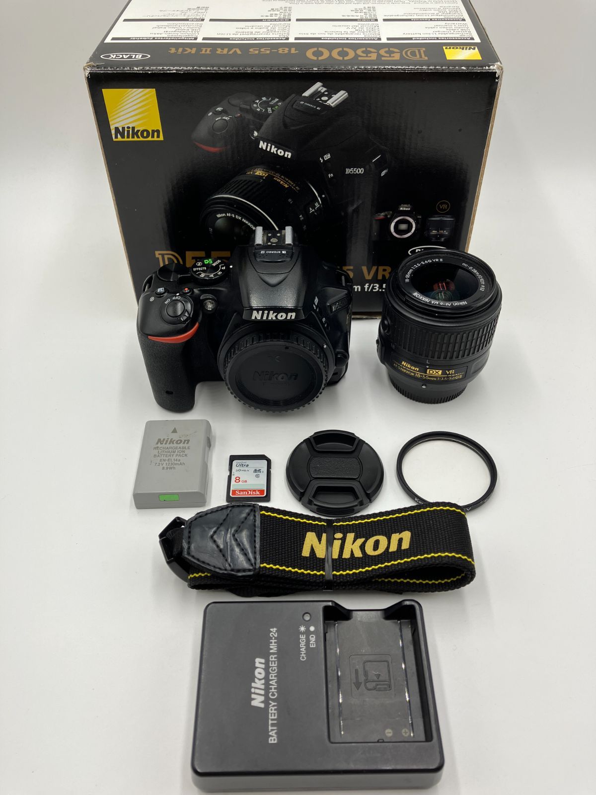 動作確認済】Nikon D5500 標準ズームレンズキット AF-S DX 18-55mm VR