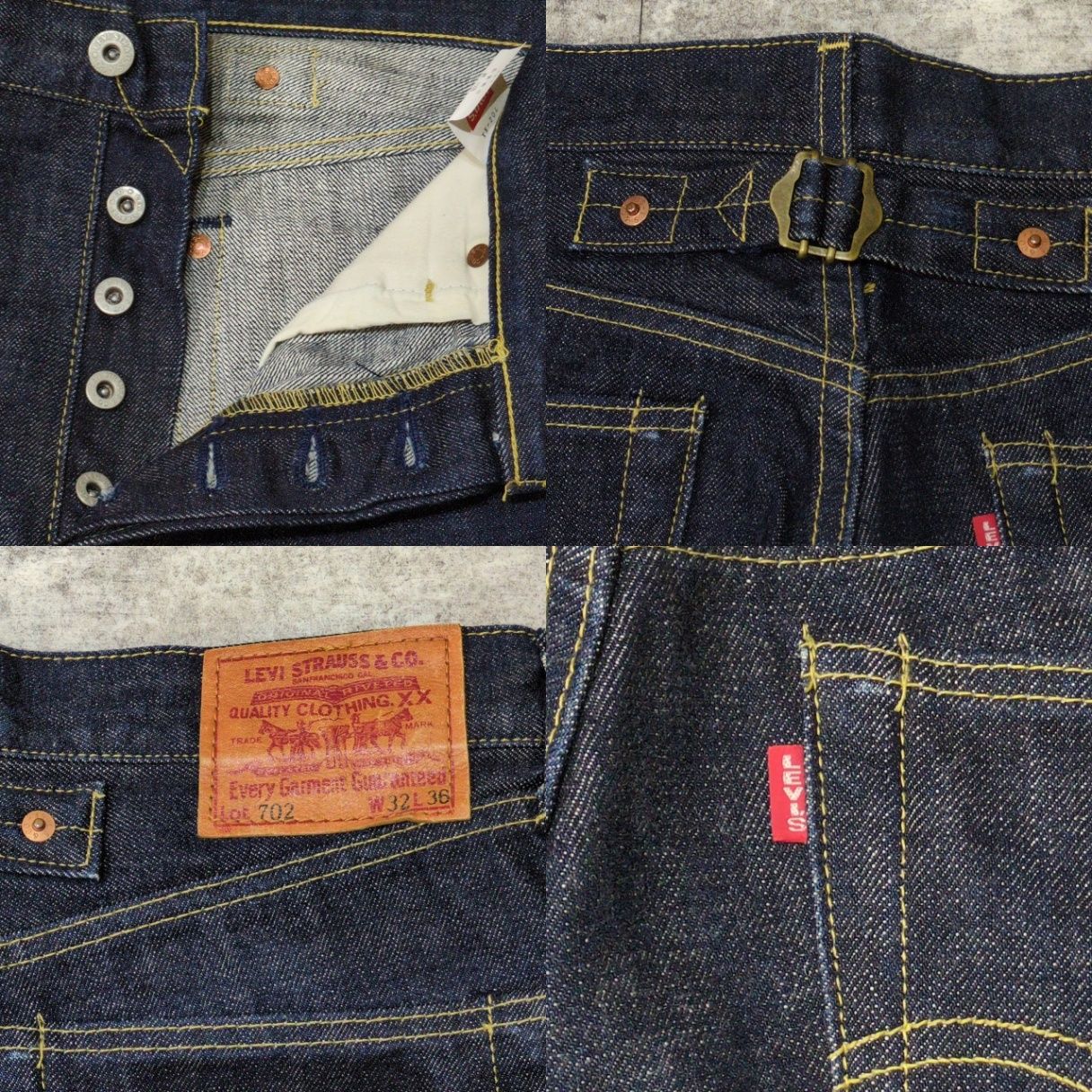 LEVI'S リーバイス 90's Levi's 702XX 日本製 復刻 濃紺 デニムパンツ