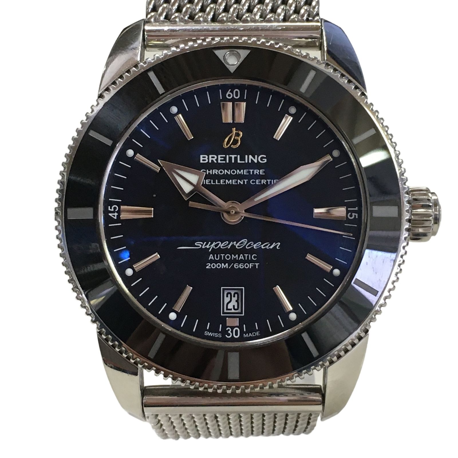BREITLING ブライトリング スーパーオーシャン ヘリテージ B20 オートマチック 46 AB2020 黒文字盤 時計 中古 良好 T11162071
