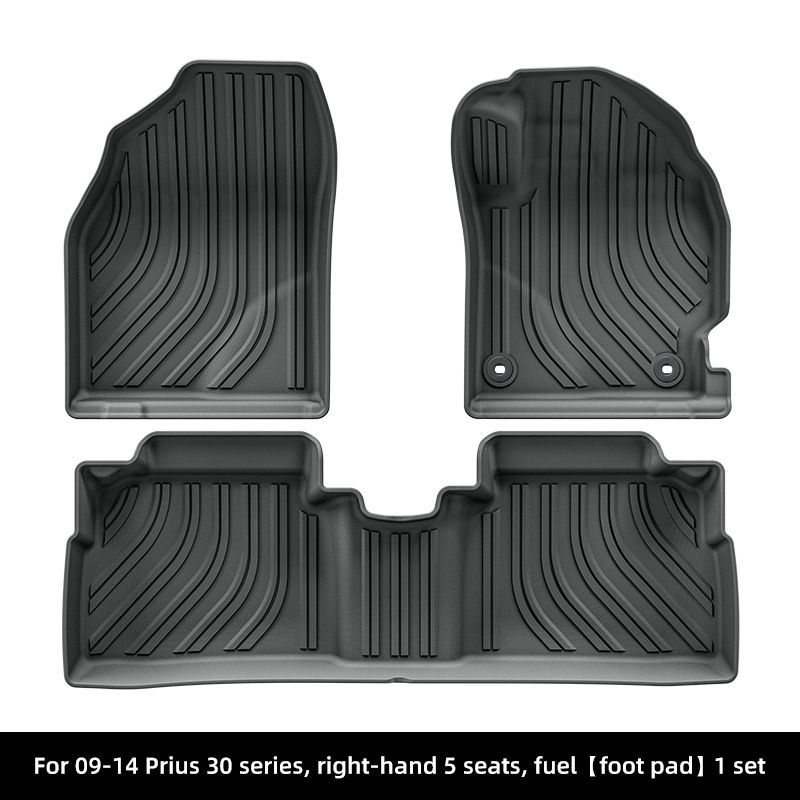 送料込 トヨタ プリウス Prius 30 右ハンドル 2009-2014 TPE フロアマット カーマット 簡単取付 美装 車内保護