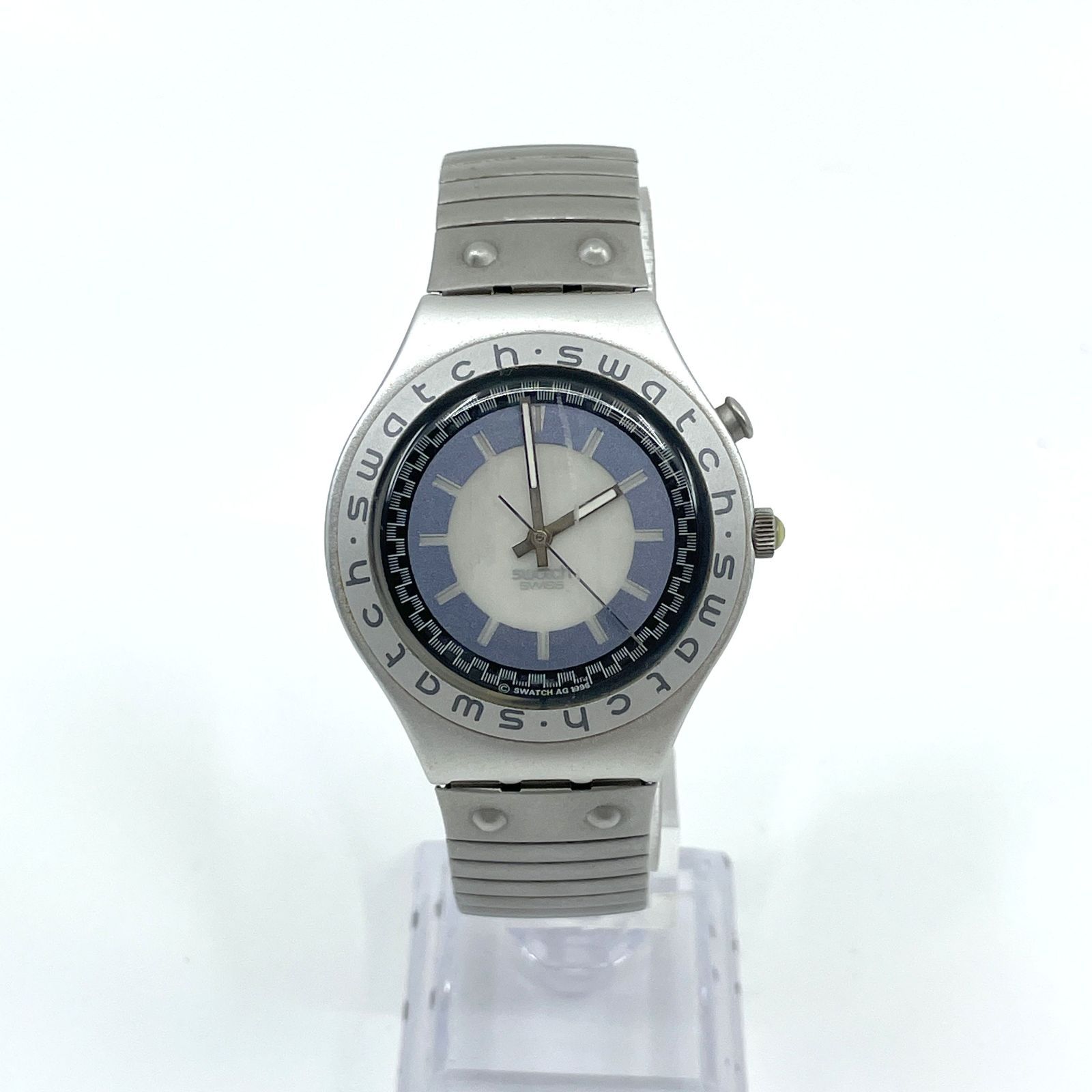 動作未確認 Swatch スウォッチ IRONY アイロニー クォーツ 腕時計 白 