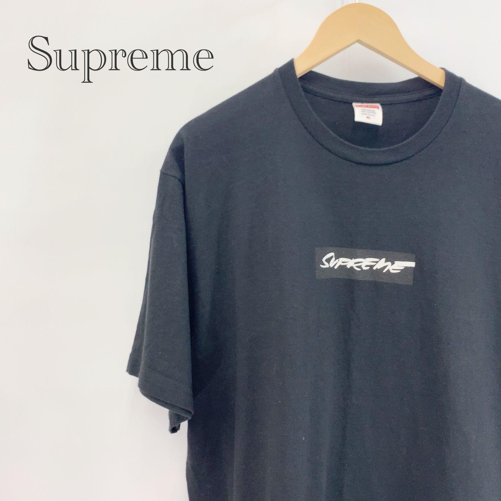 SUPREME Futura Box Logo Tee Tシャツ XL ブラック メンズ ファッション _201023
