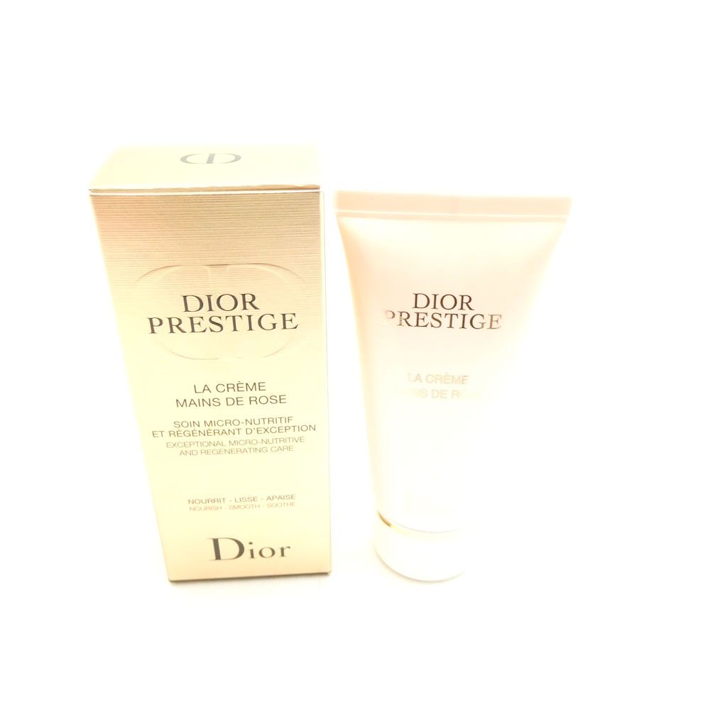 未使用 Dior ディオール プレステージ ラ クレーム マン ド ローズ ハンドクリーム 50ml 手 指 ケア BU7198N