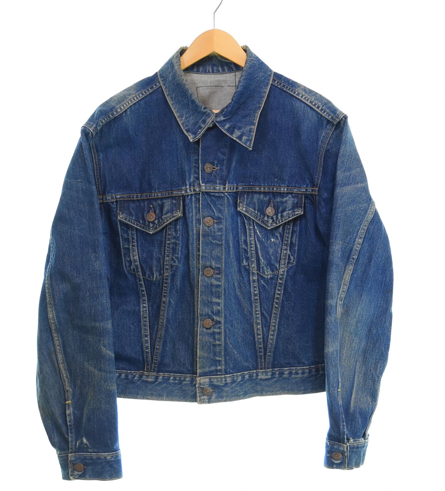 リーバイス Levi's 60's 557 3rd サード ボタン裏 A DENIM TRUCKER JACKET デニム トラッカー ジャケット VINTAGE ヴィンテージ 60年代 60s ジャケット ブルー 103MT-4536