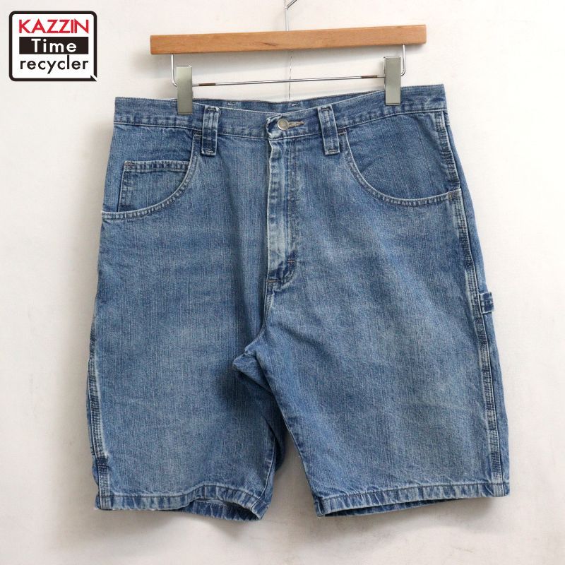 00s Wrangler デニム ペインター ショートパンツ メンズ Lサイズ相当