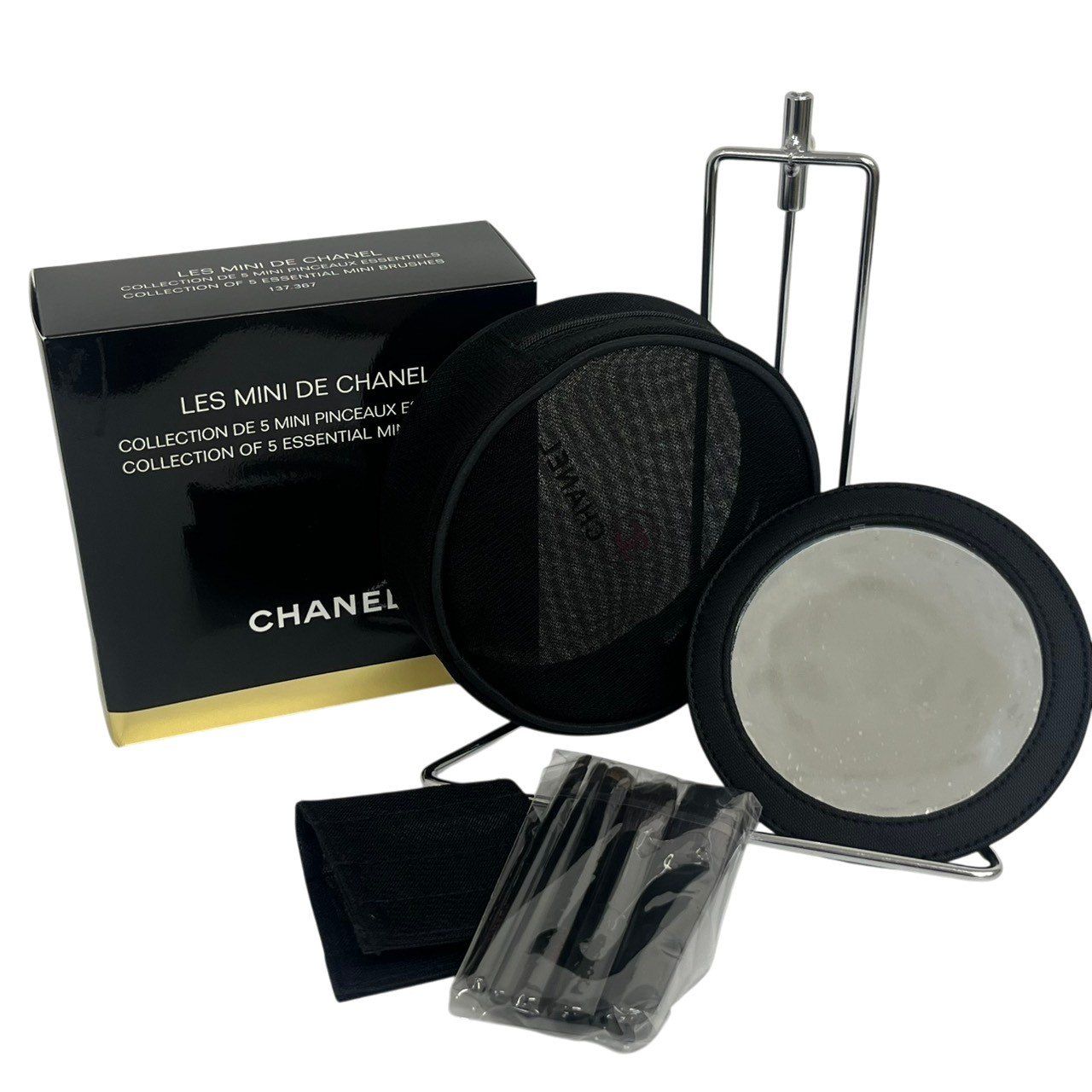 CHANELシャネル ブラシ ミラー ポーチ セット レミニドゥシャネル2016 CHANEL/シャネル/レ ミニ ドゥ シャネル/2015/セット/ミラー/ブラシ