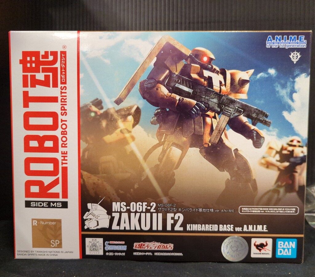 BANDAI SPIRITS ROBOT魂<SIDE MS> 機動戦士ガンダム0083 STARDUST MEMORY MS-06F-2 ザクII F2型 キンバライド基地仕様 ver. A.N.I.M.E. SP