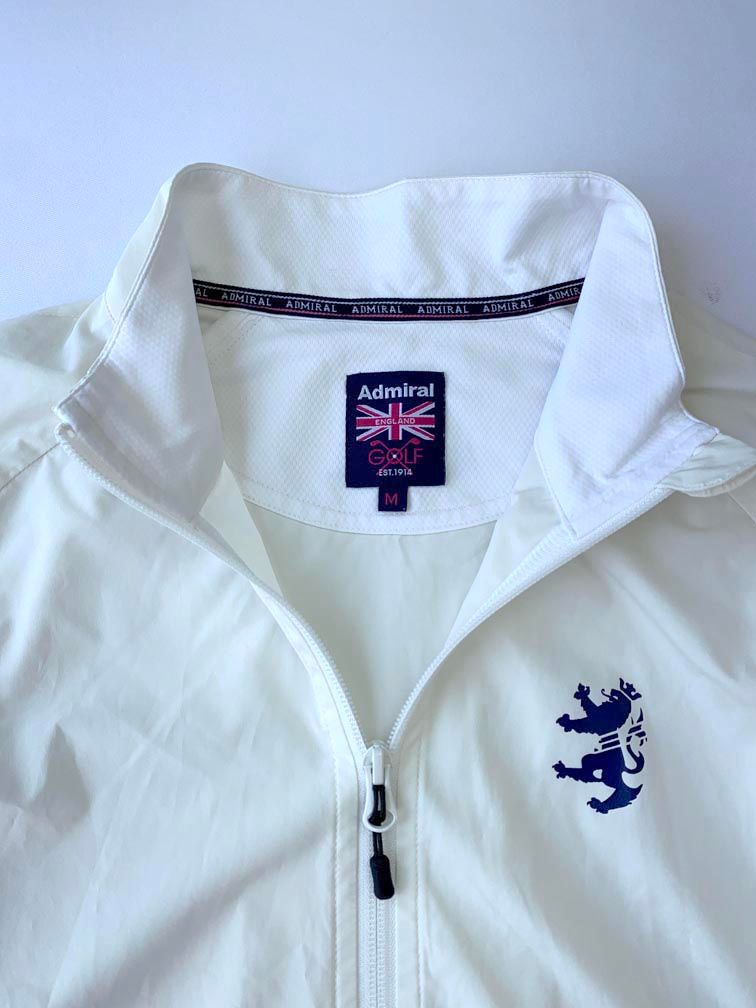 美品 Admiral アドミラル 薄手 ジップアップ ゴルフウェア ウィンド