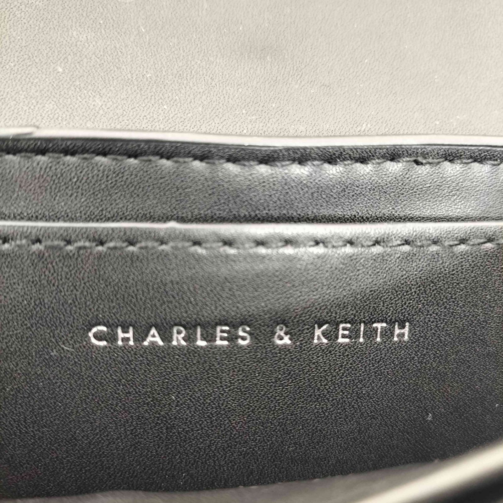 チャールズアンドキース CHARLES&KEITH メタリックアクセント ターン 
