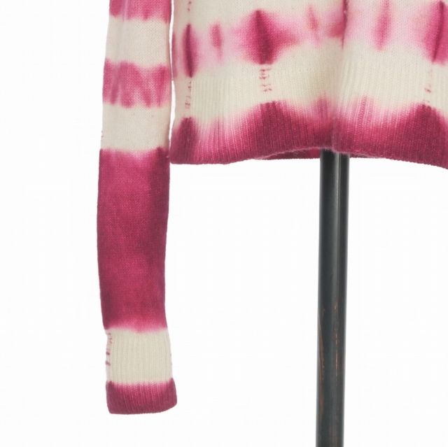 ジエルダーステイツマン The Elder Statesman カシミアグラデーションニット セーター M レッド/ホワイト190174 国内正規 ジエルダーステイツマン The Elder Statesman カシミアグラデーションニット セーター M レッド/ホワイト190174 国内正規