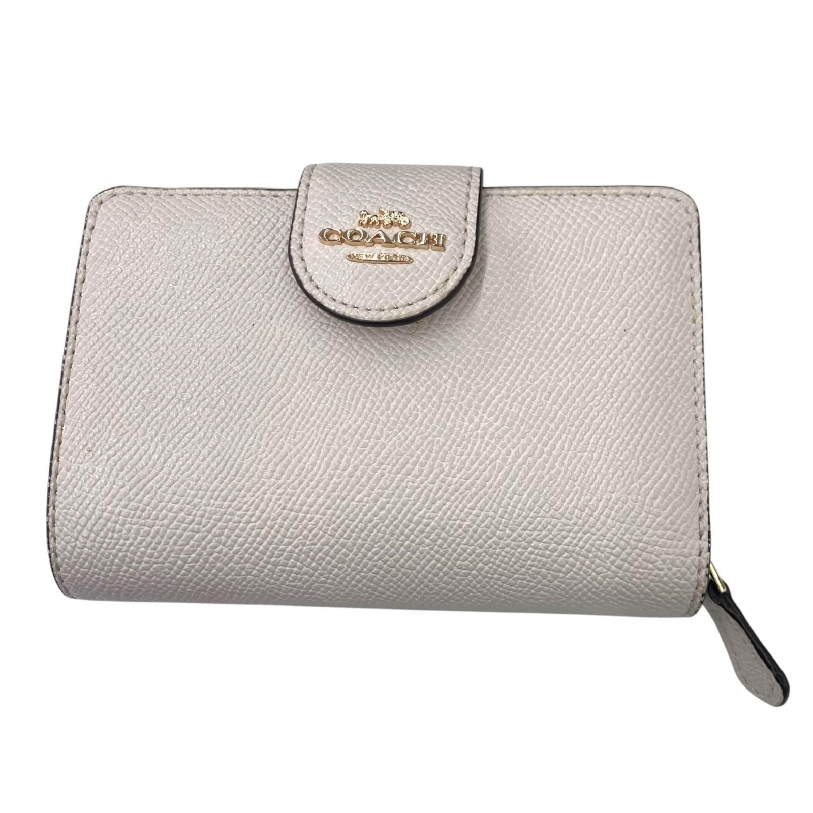 186005 現状品 COACH コーチ 二つ折り財布 レディース - メルカリ