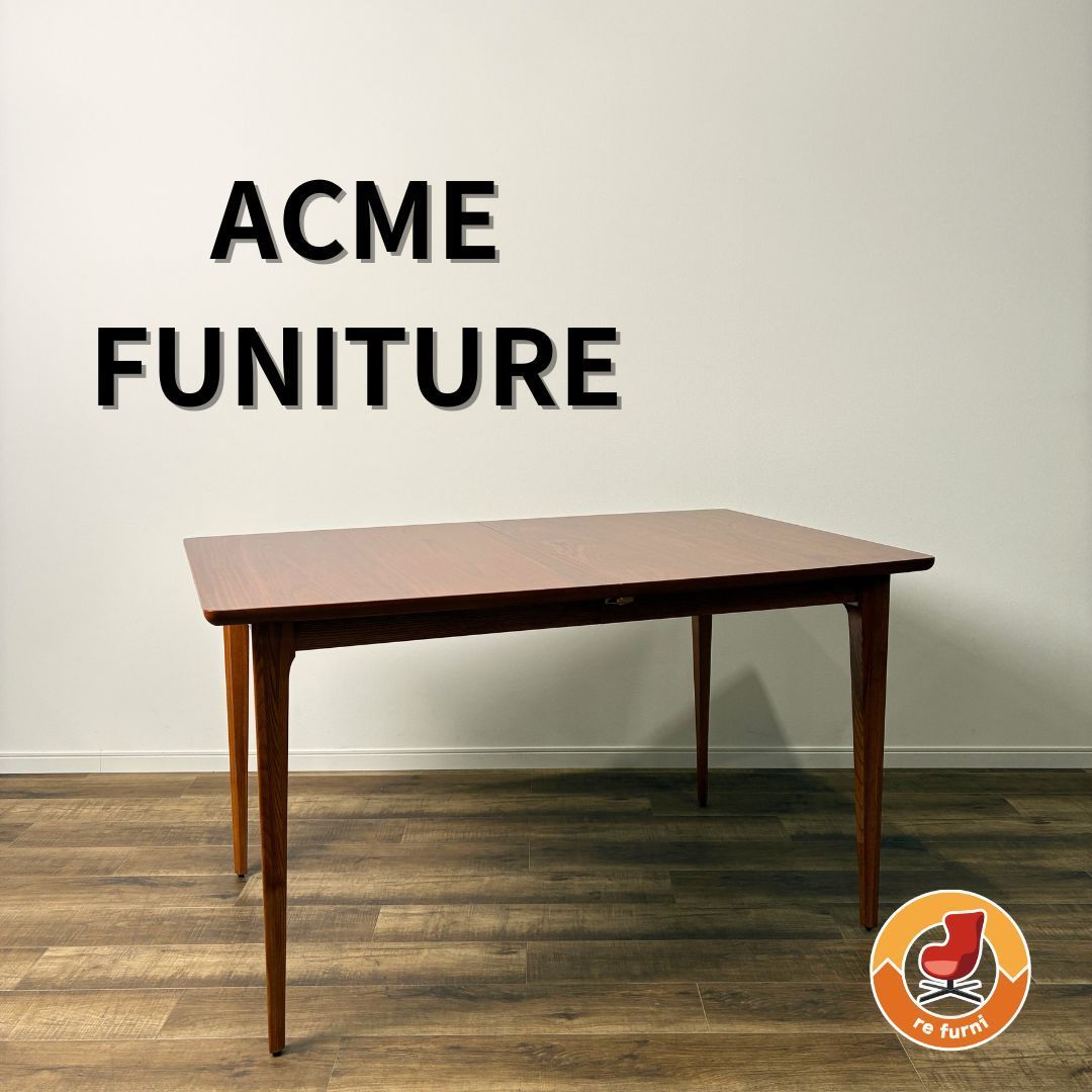 ACME Furniture BROOKS DINING TABLE アクメファニチャー ブルックス ダイニングテーブル エクステンションテーブル ヴィンテージ ウォールナット 木目 ナチュラル カフェ ブラウン系