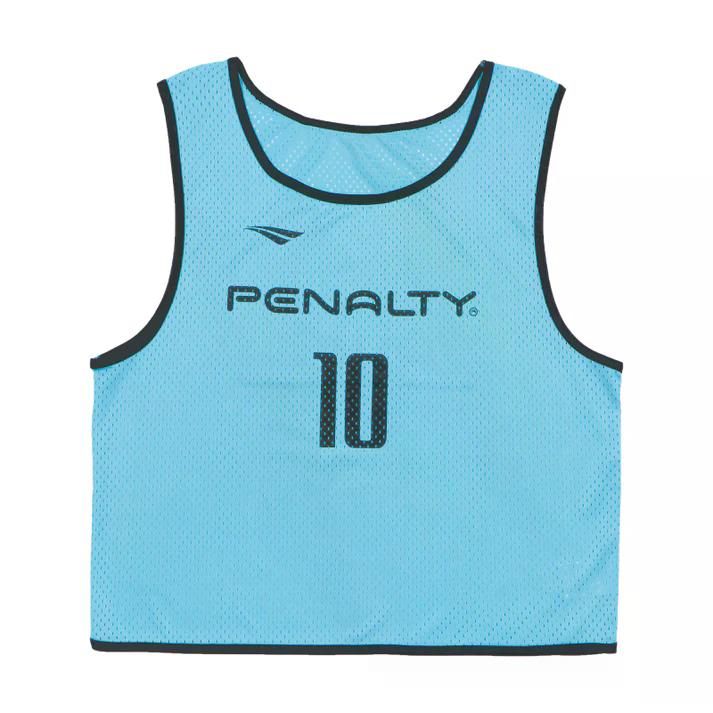 ペナルティ（PENALTY） ビブス ＪＲ 番号入 １０枚セット アクアブルー PE5641J-83