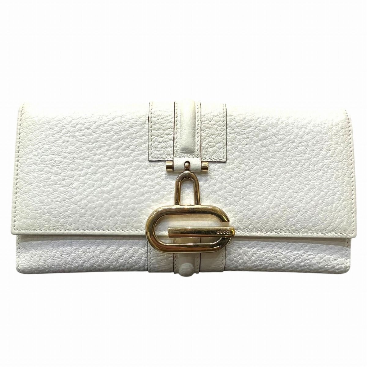 グッチ GUCCI ダブルフック ウォレット 長財布 レザー 131847 メンズ