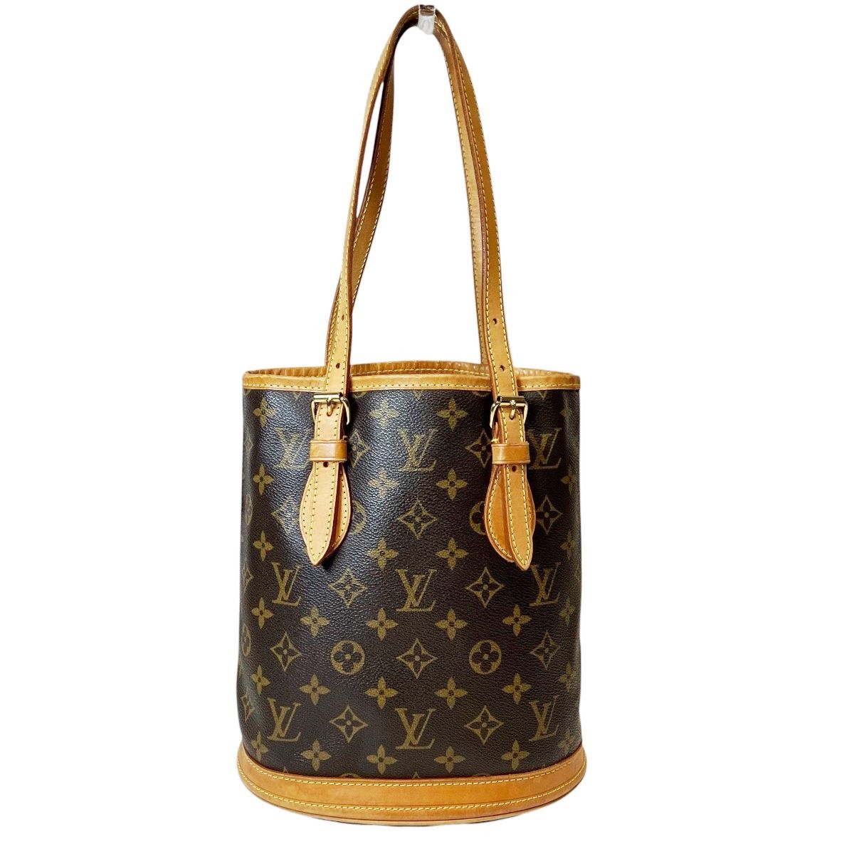 ルイ・ヴィトン LOUIS VUITTON バケットPM モノグラム トートバッグ トアル地 M42238 レディース