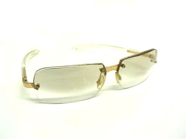 PRADA プラダ SPR 69C 5AK-7HA サングラス 眼鏡 メガネ ゴールド系 DM6953