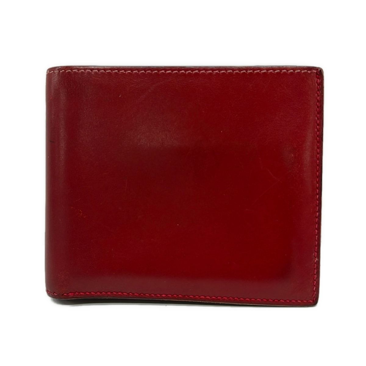 HERMES(エルメス) 2つ折り財布美品 MC2 ガリレイ レッド