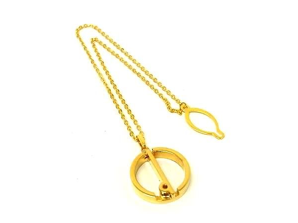 ■美品■ dunhill ダンヒル タイチェーン タイピン アクセサリー ビジネス 紳士 メンズ ゴールド系 DN0445